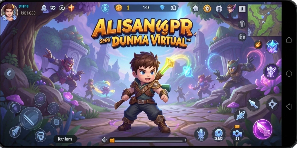 Gameplay ALISANRP yang penuh aksi dan petualangan.