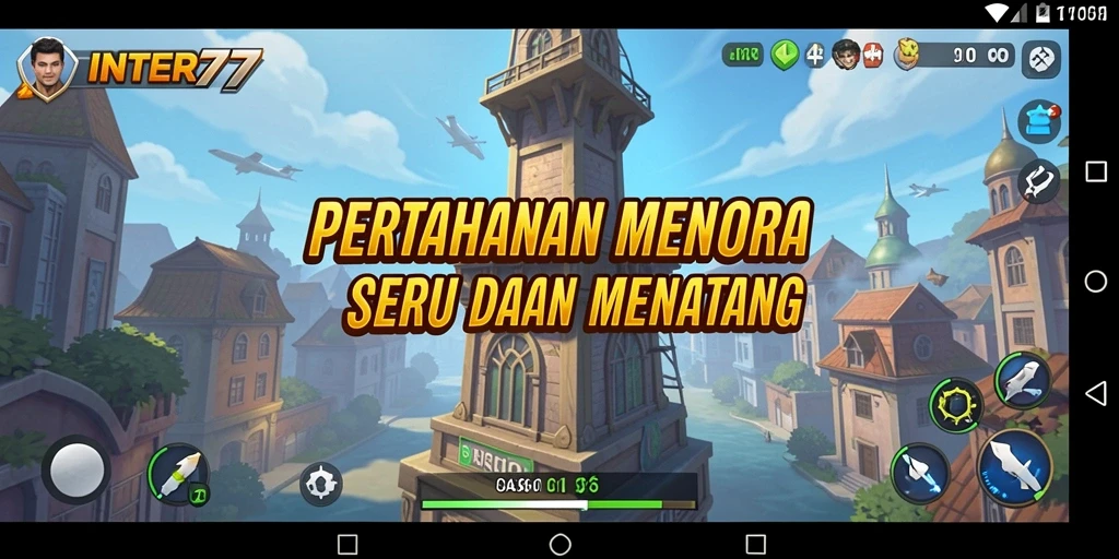 Gameplay seru Tower Defense dengan strategi menara yang menantang.