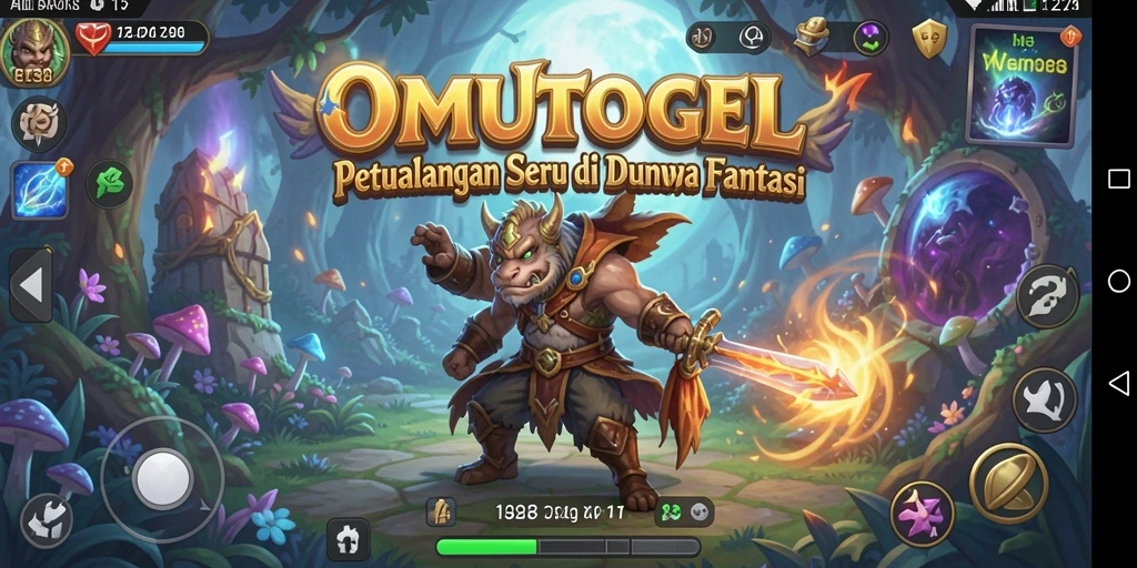 Tampilan screenshot OMUTOGEL menampilkan aksi seru dalam perjalanan petualangan.