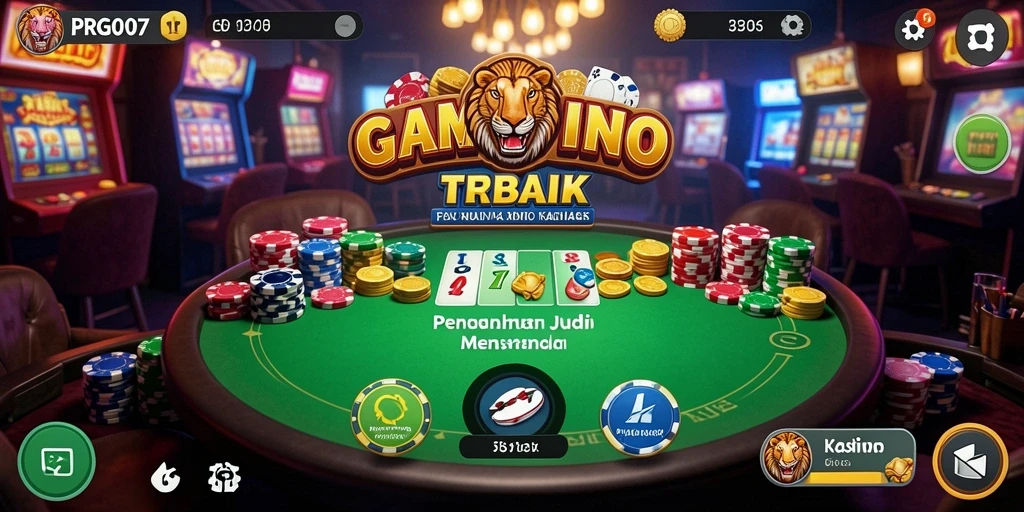 Tampilan menawan dari gameplay PRG007 di aplikasi Kasino.