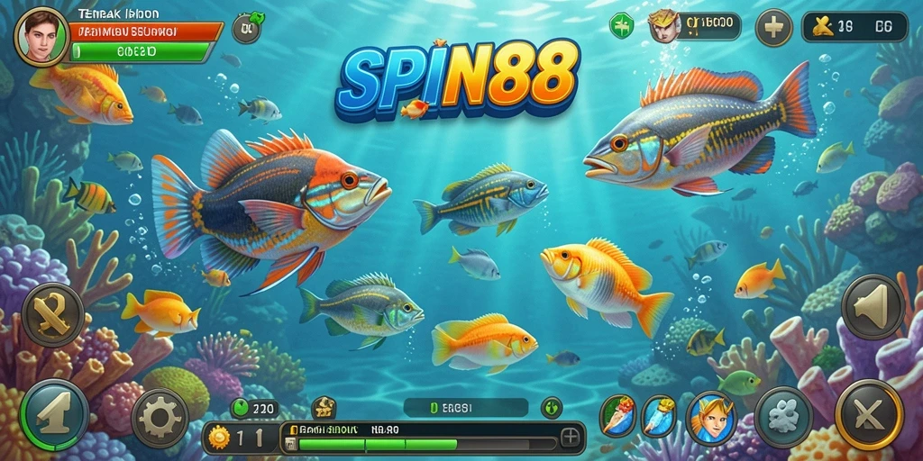 Tampilan gameplay SPIN88 yang mengasyikkan dan penuh warna.